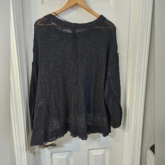 NWT FREE PEOPLE Island Girl Hacci Tee - Picture 5 of 8